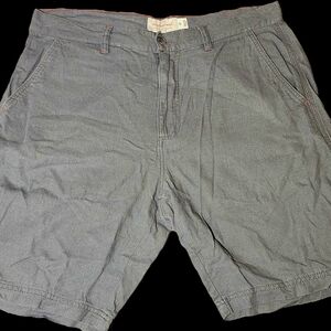 Weatherproof Men's Charcoal Flat Front Shorts
